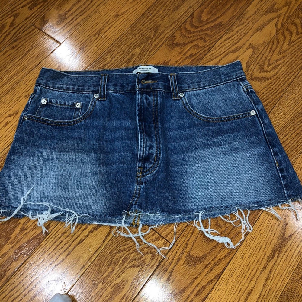 Forever 21 denim skirt